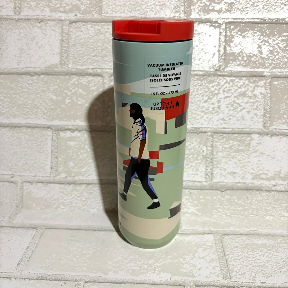 Starbucks + Lou Black History 2024 Vacuum Insulated Stainless Steel Tumbler NEW